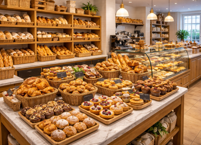 Создание сайта пекарни