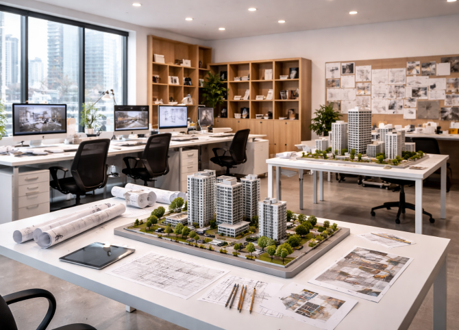 Создание сайта архитектурного бюро