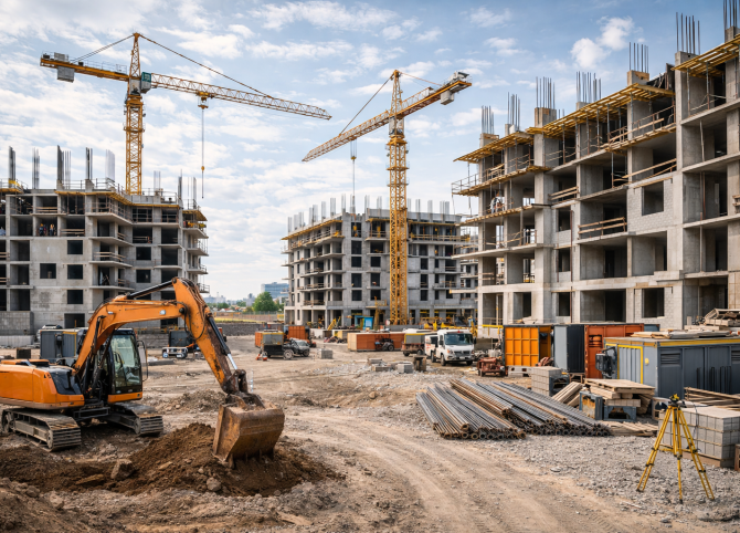 Создание сайта строительной компании