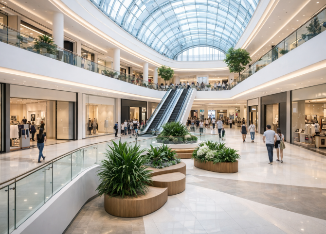 Создание сайта торгового центра