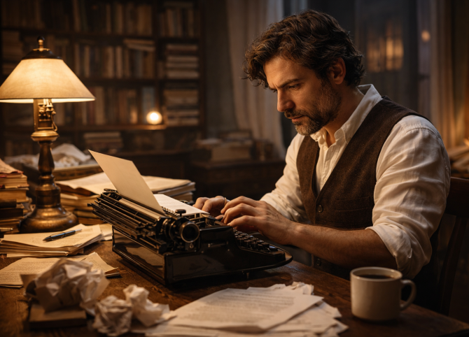 Создание сайта писателя